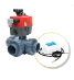 WIFI Automatische 3-wegkraan 50mm  T boring met TLF temperatuursregeling  module  en temperatuursensoren (1 &amp; 3m) - plug &amp; play type Peraqua zelfbouwpakket