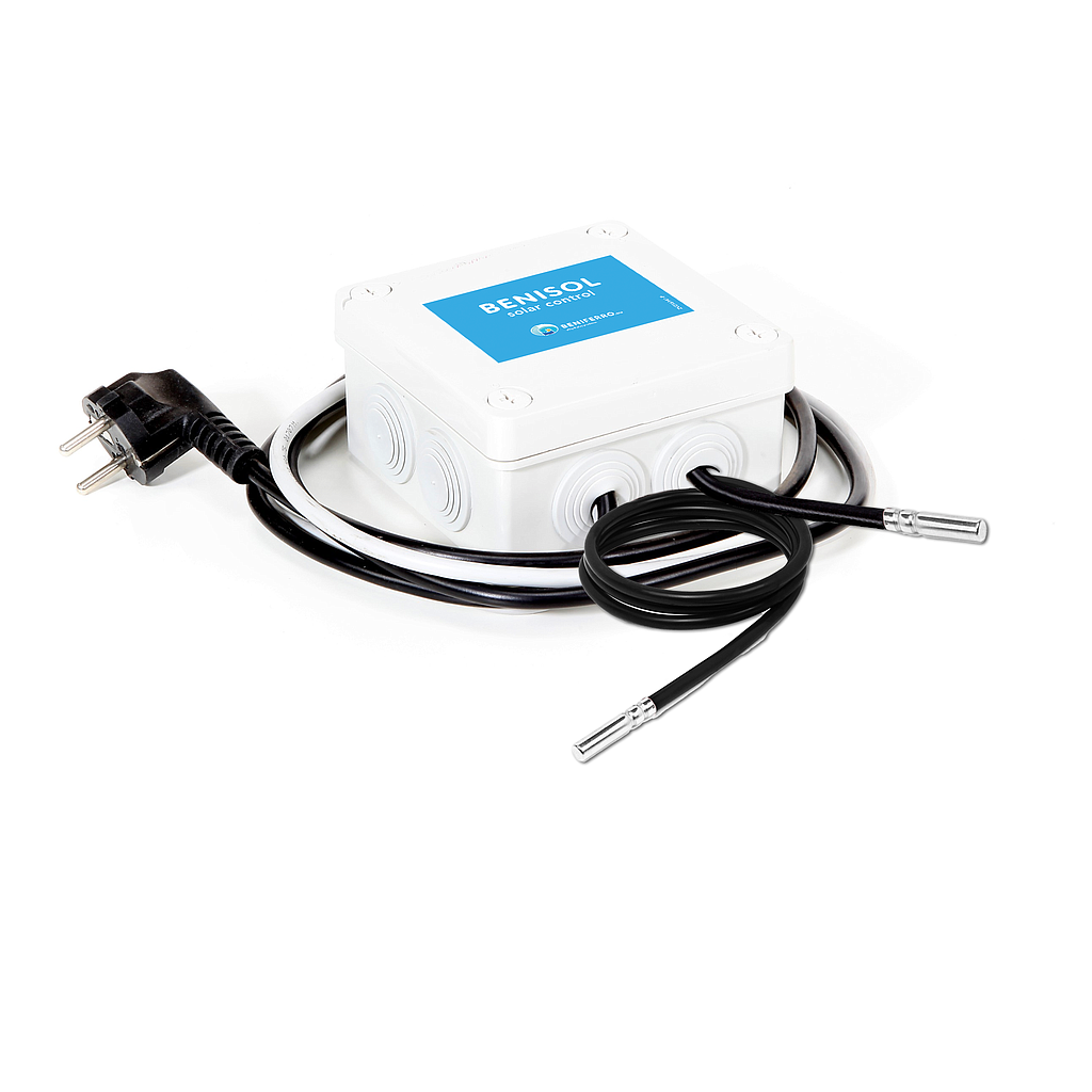 Benisol Temperatuurcontroler plug&amp;play incl temp sensoren , temp insert en aanboorzadel