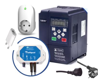 Wifipool Frequentieregelaar voor filterpomp 240V - 1PK- 750W 