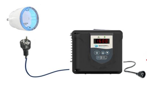 Wifi stekker gestuurde frequentieregelaar IP20 230V - 1.15 kW (1.5PK)